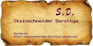 Steinschneider Dorottya névjegykártya
